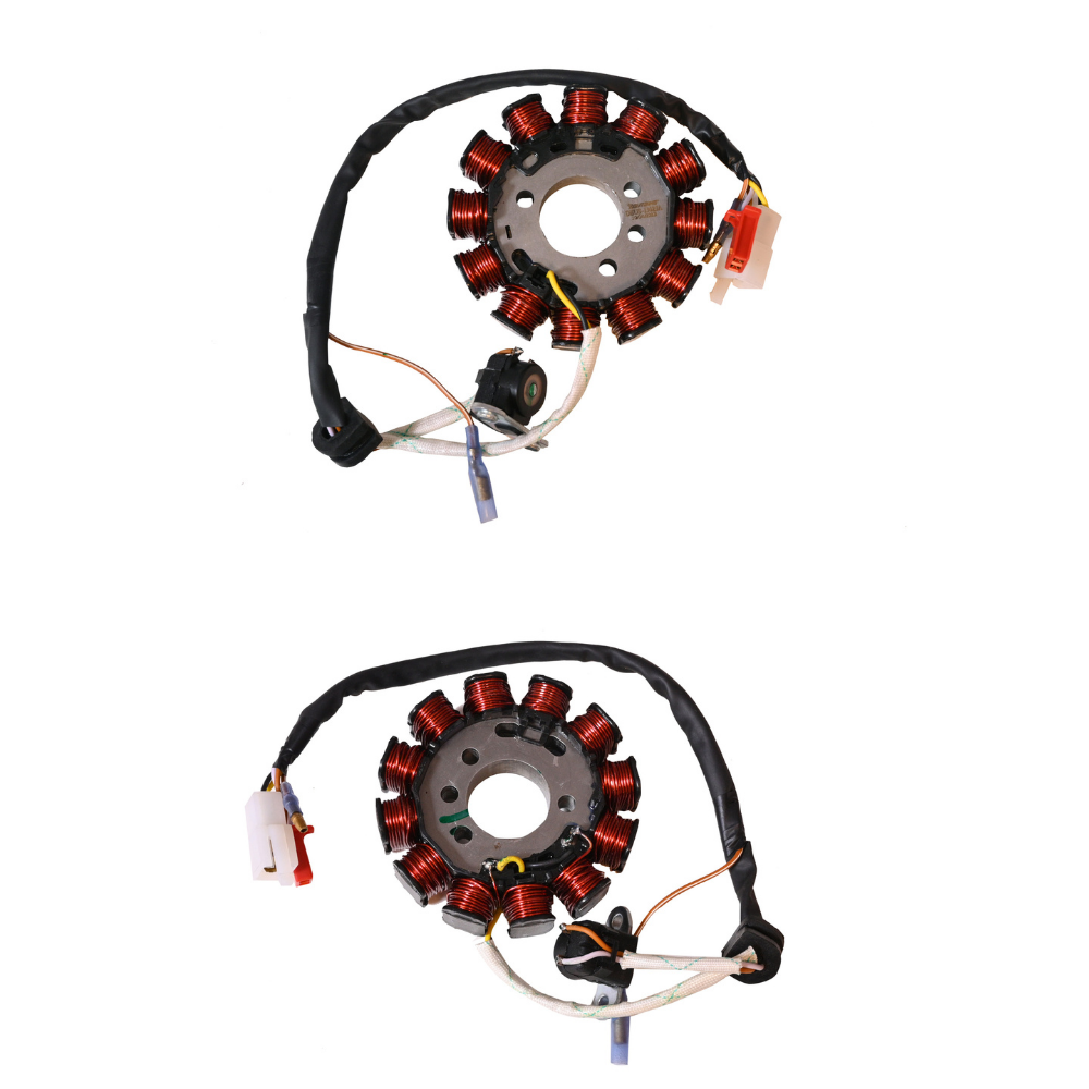 Deutsche Stator / Coil Plate Assly. TVS Radeon 110 BS-VI (12 Pole) (2021 Model)
