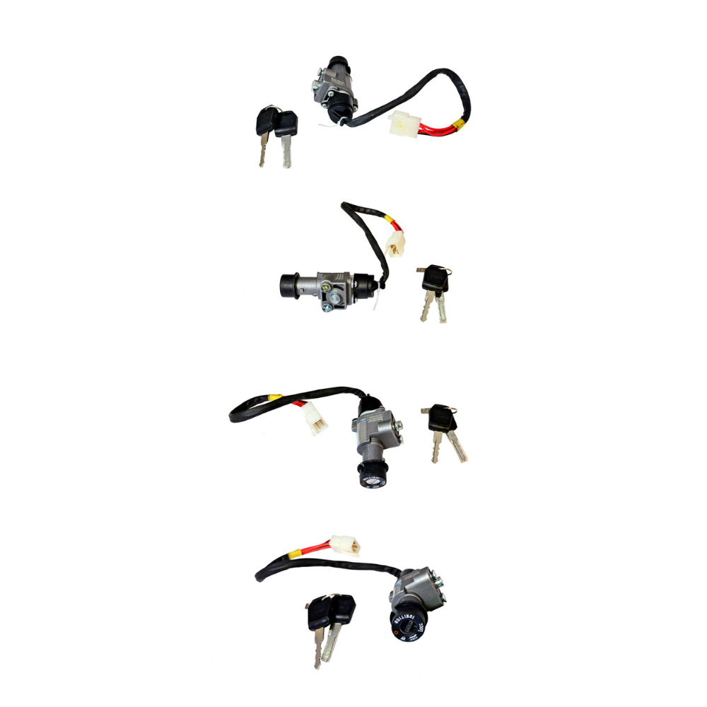 Deutsche Ignition Cum Steering Lock For Hero Super Splendor Fi BS-VI (4 Wire)