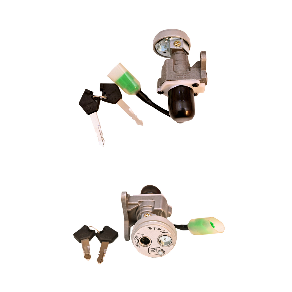 Deutsche Ignition Cum Steering Lock For Suzuki Access New Model With Magnetic Shutter (2 Wires)