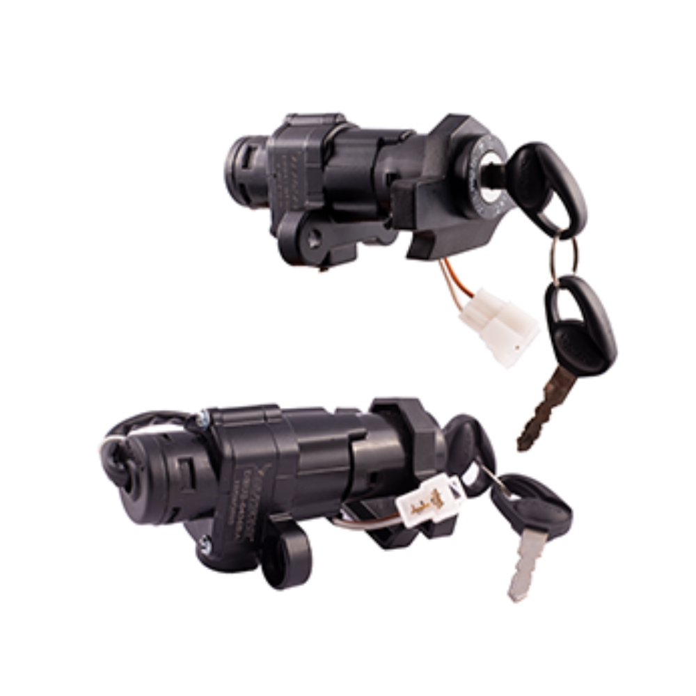 Deutsche Ignition Cum Steering Lock For Bajaj Platina 125 DTS-i ES (2 Wires)