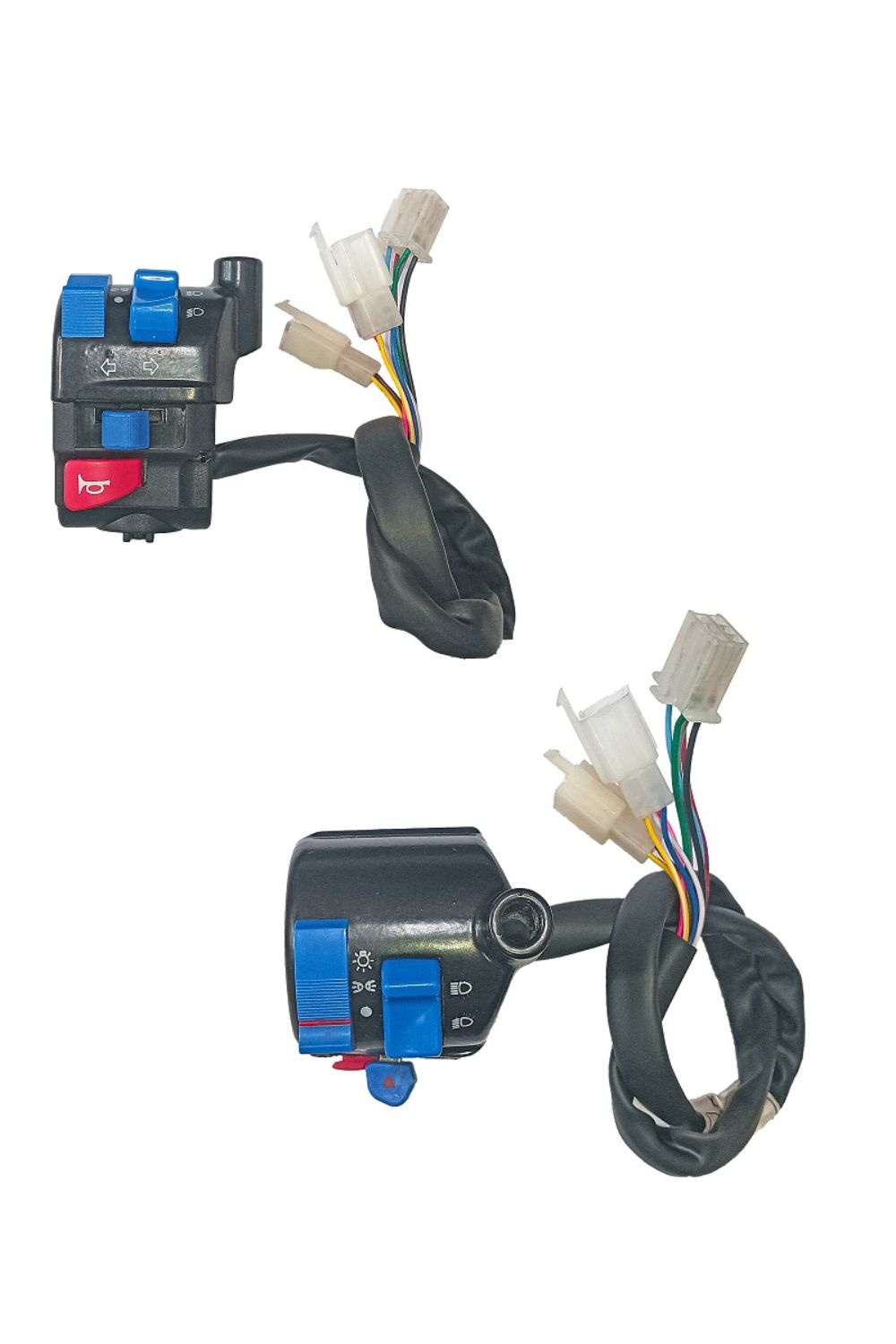 Combination Switch For 4 Pin White Male Coupler, 2 Pin White Male Coupler, 6 Pin White Female Coupler LH