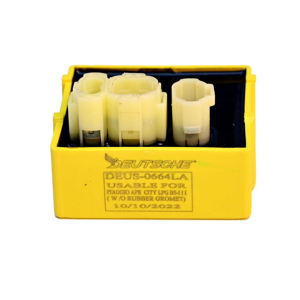 Deutsche CDI unit for Piaggio Ape City LPG BS-III (W/O Rubber Gromet)