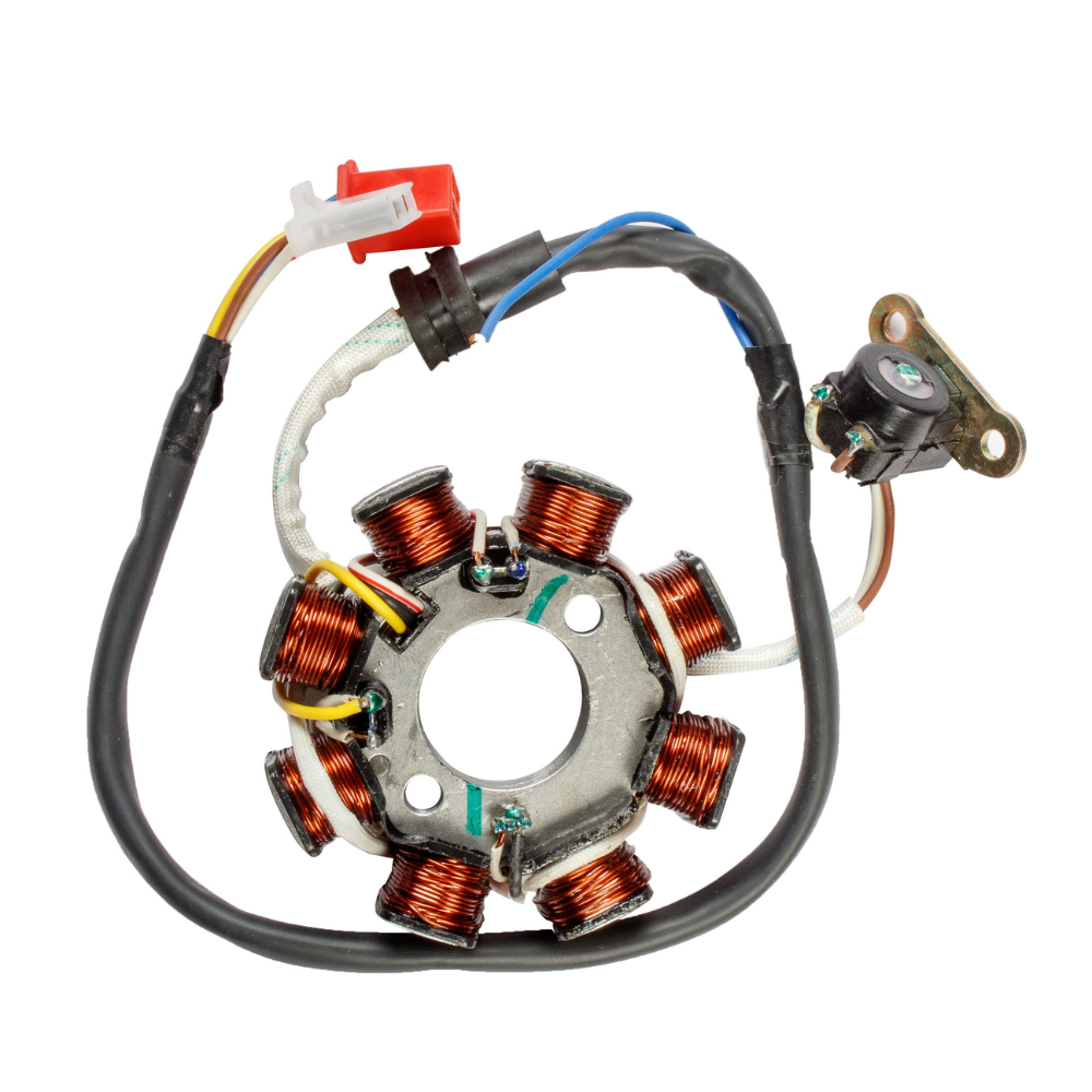 Deutsche Stator / Coil Plate Assly.  TVS Apache 180