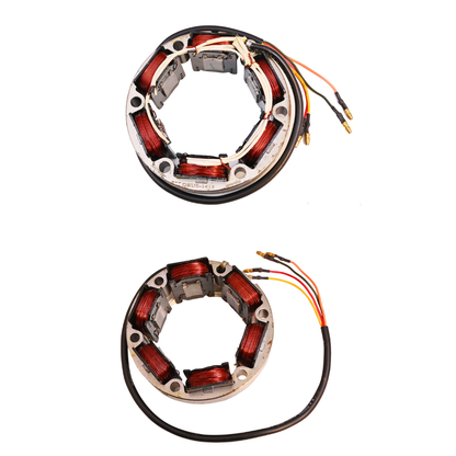 Deutsche Stator / Coil Plate Assly. Royal Enfield Machismo (Four Wire)