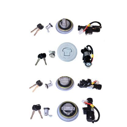 Deutsche Ignition Lock Kit For Honda CB Shine BS-VI (2020 Model) (Set of 3) Ignition Lock, Petrol Tank Lock & Seat Lock
