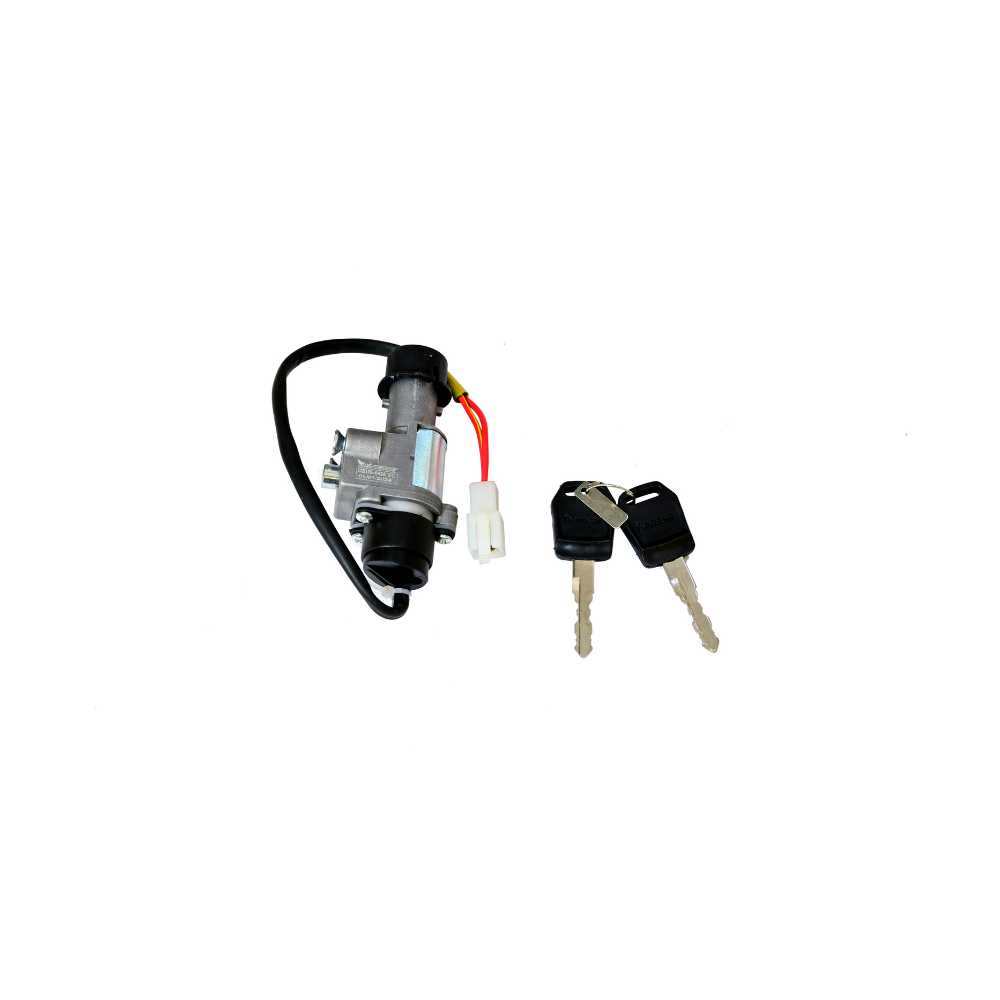 Deutsche Ignition Cum Steering Lock For Hero Glamour BS-VI (2 Pole Wire)