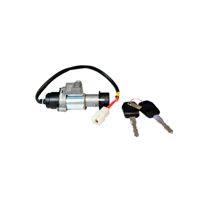 Deutsche Ignition Cum Steering Lock For Hero Glamour BS-VI (2 Pole Wire)