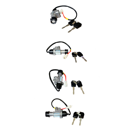 Deutsche Ignition Cum Steering Lock For Hero Glamour BS-VI (2 Pole Wire)