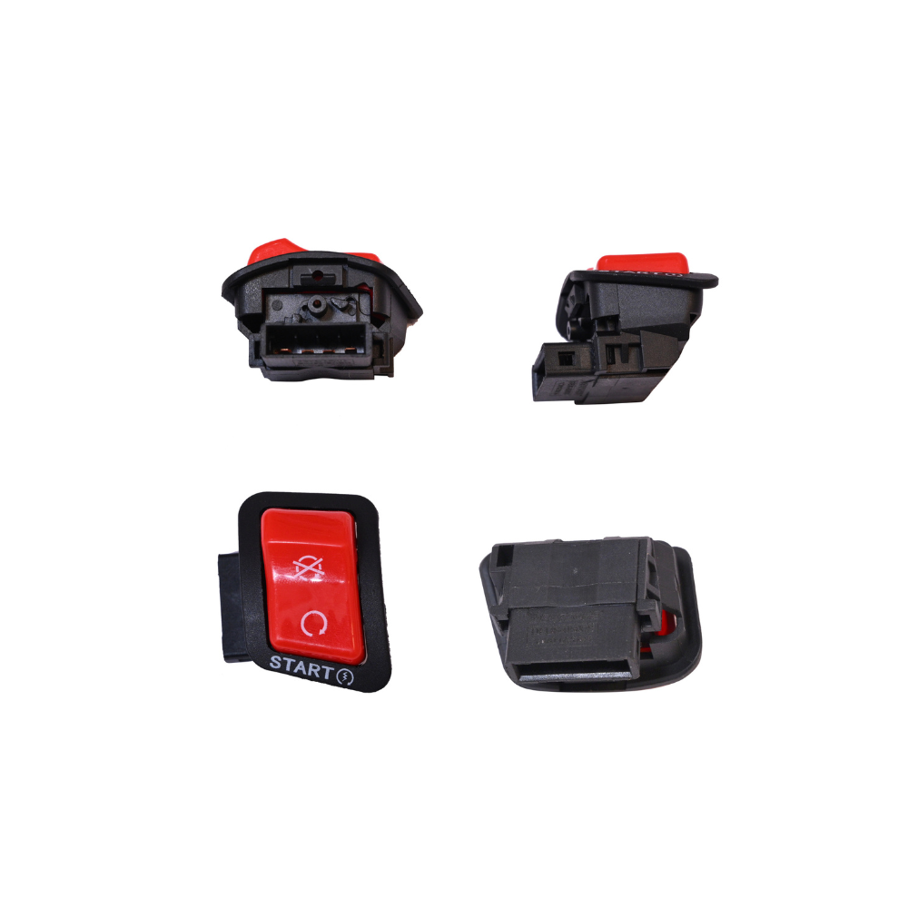 Deutsche Modular Switches (Switch Assy.) For Engine Starter And Stop Switch For Honda Grazia BS-VI Red (2021 Model)