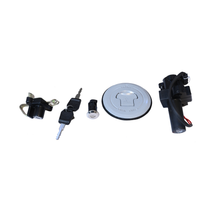 Deutsche Ignition Lock Kit For Hero Glamour Disk Digital (2014 Model) (Set of 4) Consisting of Ignition Cum Steering Lock, Petrol Tank Lock, Seat Lock & Tool Box Lock