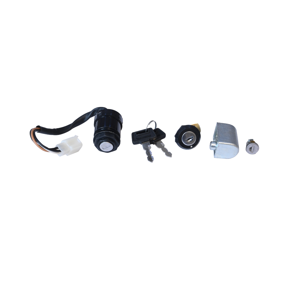 Deutsche Ignition Lock Kit For Bajaj KB-4S (Set of 4) Consisting of Ignition Lock, Handle Lock, Petrol Tank Lid Lock & Tool Box Lock