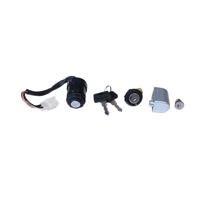 Deutsche Ignition Lock Kit For Bajaj KB-4S (Set of 4) Consisting of Ignition Lock, Handle Lock, Petrol Tank Lid Lock & Tool Box Lock