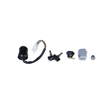 Deutsche Ignition Lock Kit For Bajaj KB-4S (Set of 4) Consisting of Ignition Lock, Handle Lock, Petrol Tank Lid Lock & Tool Box Lock