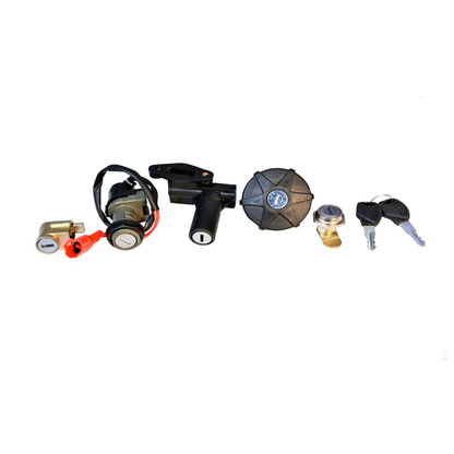 Deutsche Ignition Lock Kit For TVS XL Super 100 BS-IV Self Start (Set of 5) Consisting of Ignition Lock, Handle Lock, Petrol Tank Lock, Tool Box Lock & Seat Lock