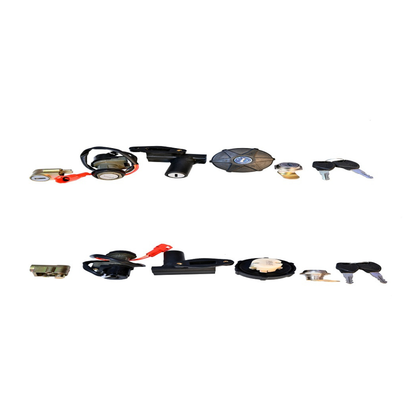 Deutsche Ignition Lock Kit For TVS XL Super 100 BS-IV Self Start (Set of 5) Consisting of Ignition Lock, Handle Lock, Petrol Tank Lock, Tool Box Lock & Seat Lock