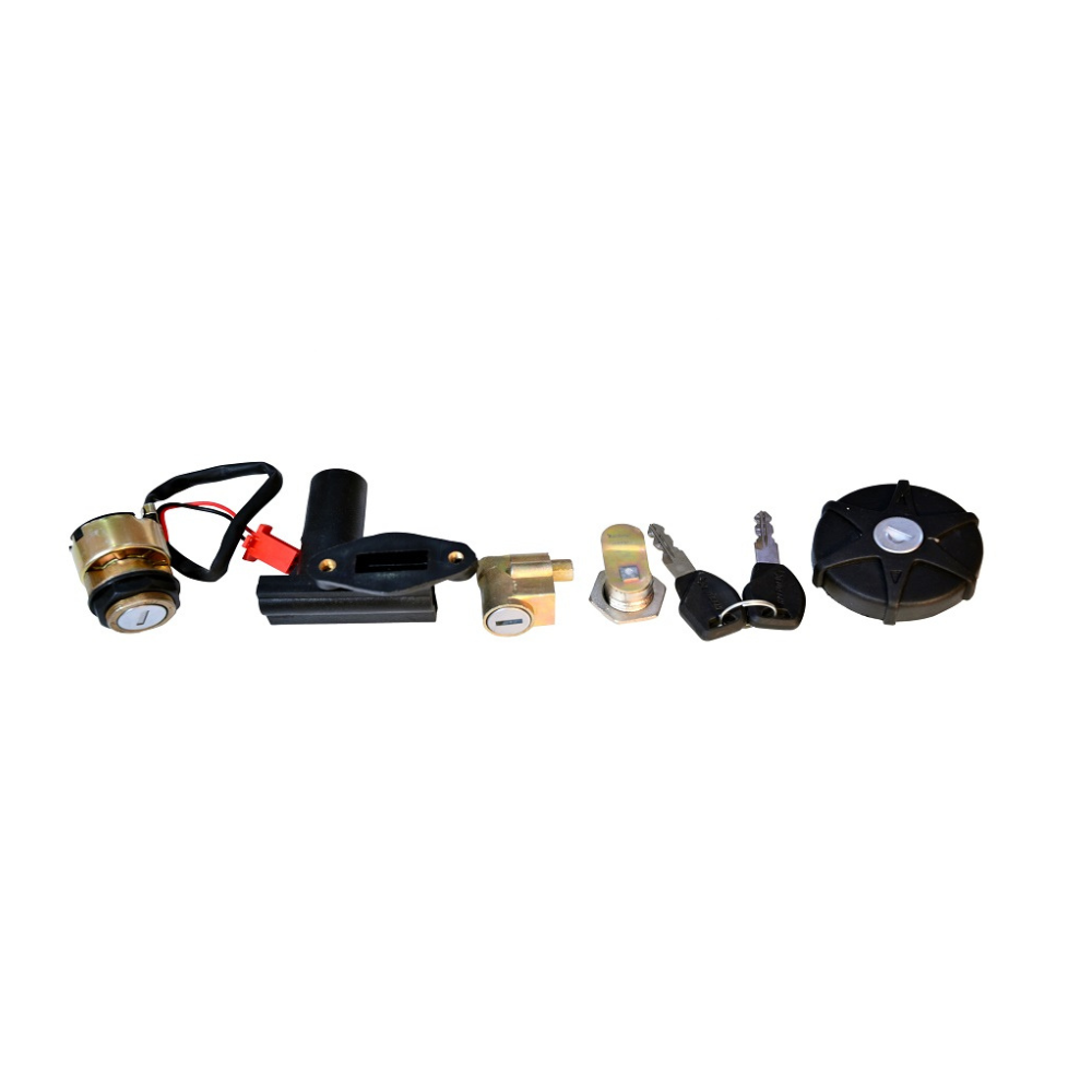 Deutsche Ignition Lock Kit For TVS XL (Set of 3) Consisting of Ignition Cum Steering Lock, Handle Lock & Tool Box Lock