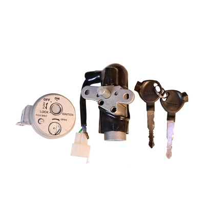 Deutsche Ignition Cum Steering Lock For Honda Activa (2010 Model) (With Magnetic Shutter) (4Wires)
