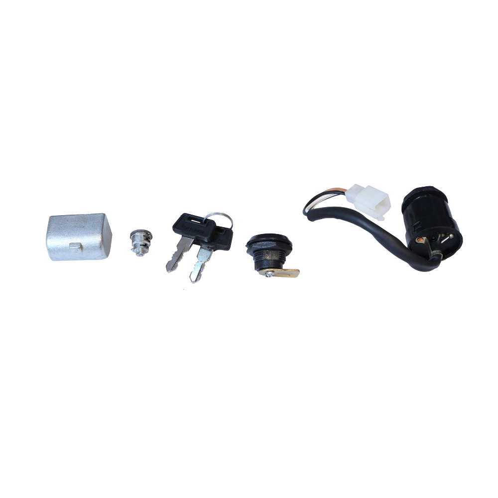 Deutsche Ignition Lock Kit For Bajaj KB-4S (Set of 4) Consisting of Ignition Lock, Handle Lock, Petrol Tank Lid Lock & Tool Box Lock