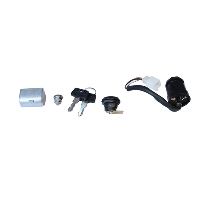 Deutsche Ignition Lock Kit For Bajaj KB-4S (Set of 4) Consisting of Ignition Lock, Handle Lock, Petrol Tank Lid Lock & Tool Box Lock
