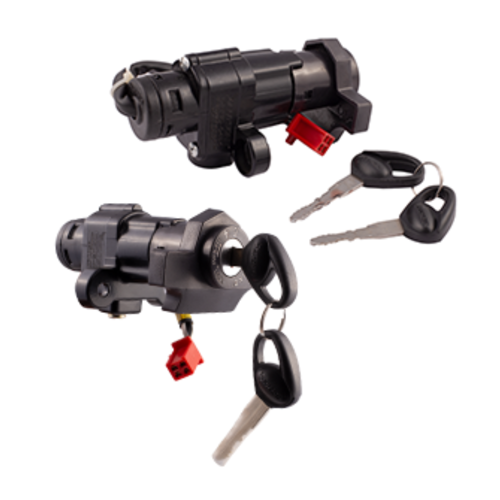 Deutsche Ignition Cum Steering Lock For Bajaj CT-100 Deluxe (4 Wires)
