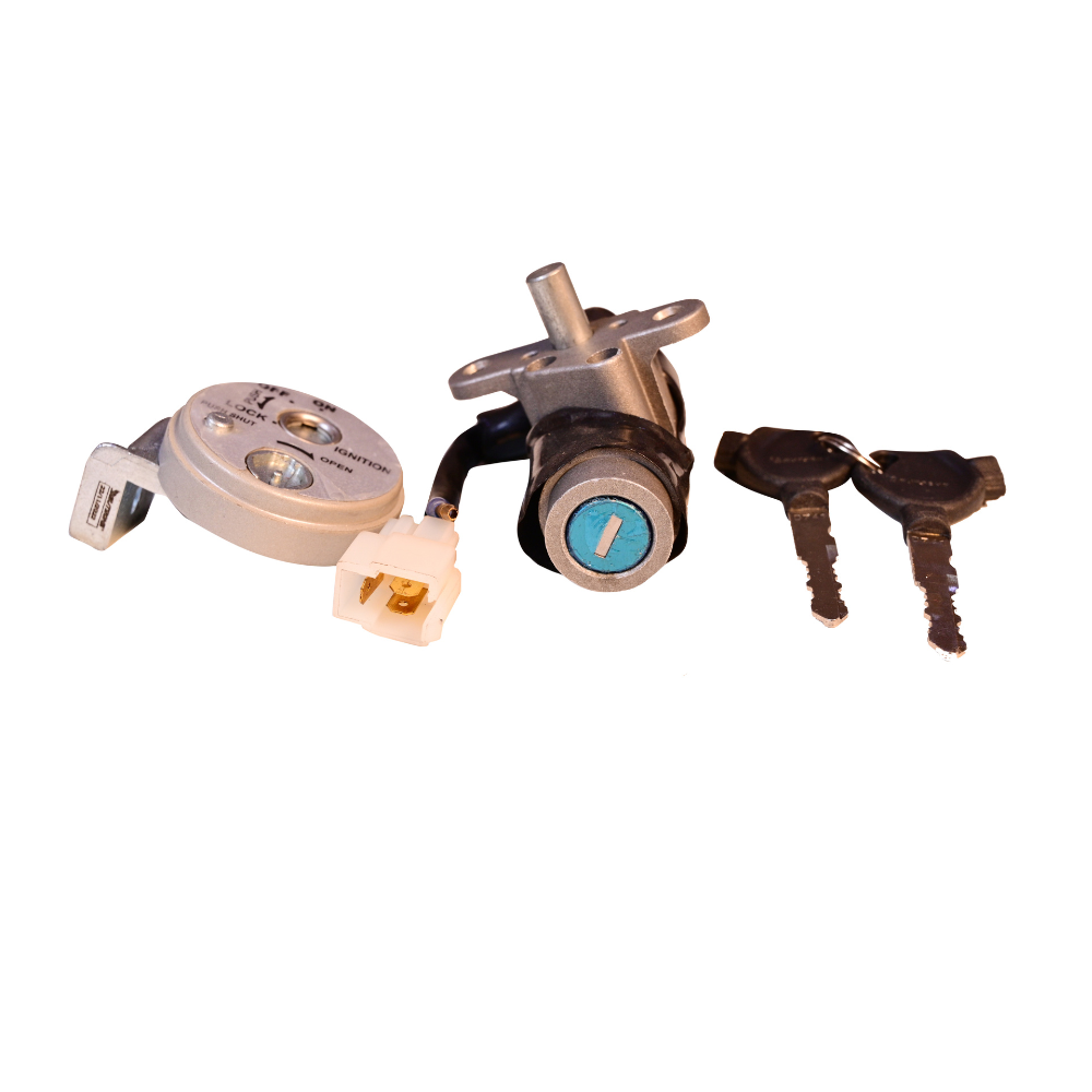 Deutsche Ignition Cum Steering Lock For Honda Activa (2010 Model) (With Magnetic Shutter) (4Wires)